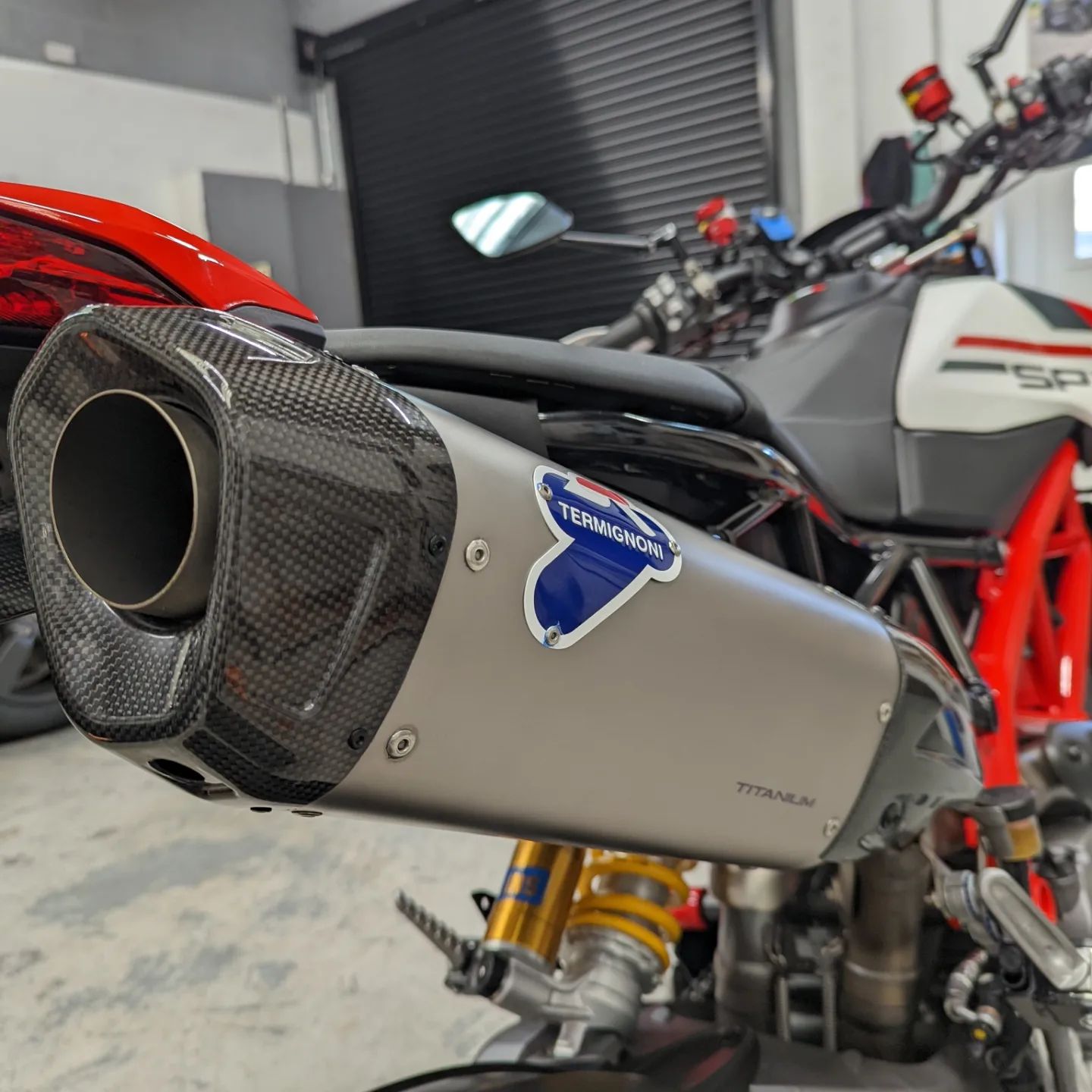 exhaust on scrambler bike in Ireland