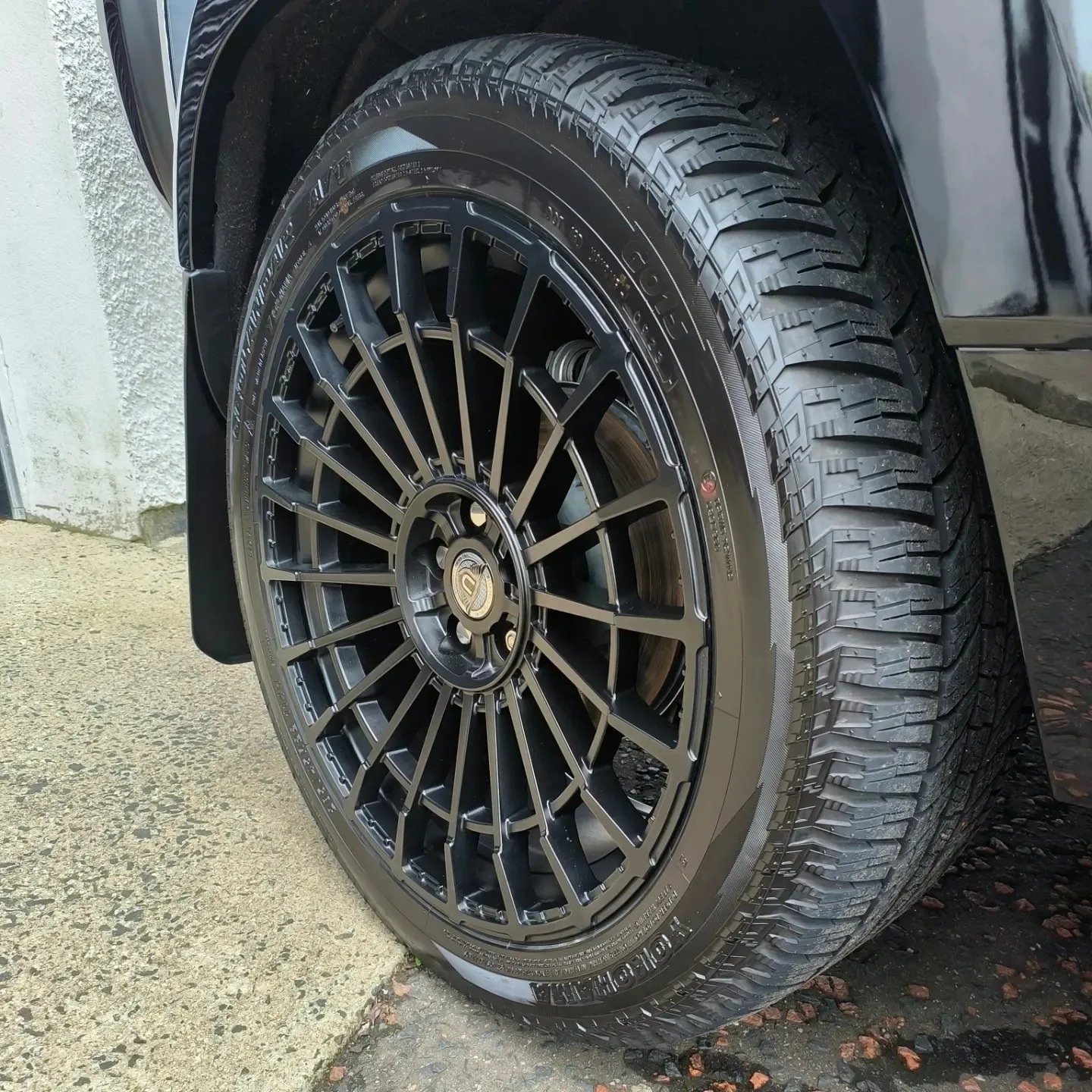 Black Urban alloy wheels in Ireland