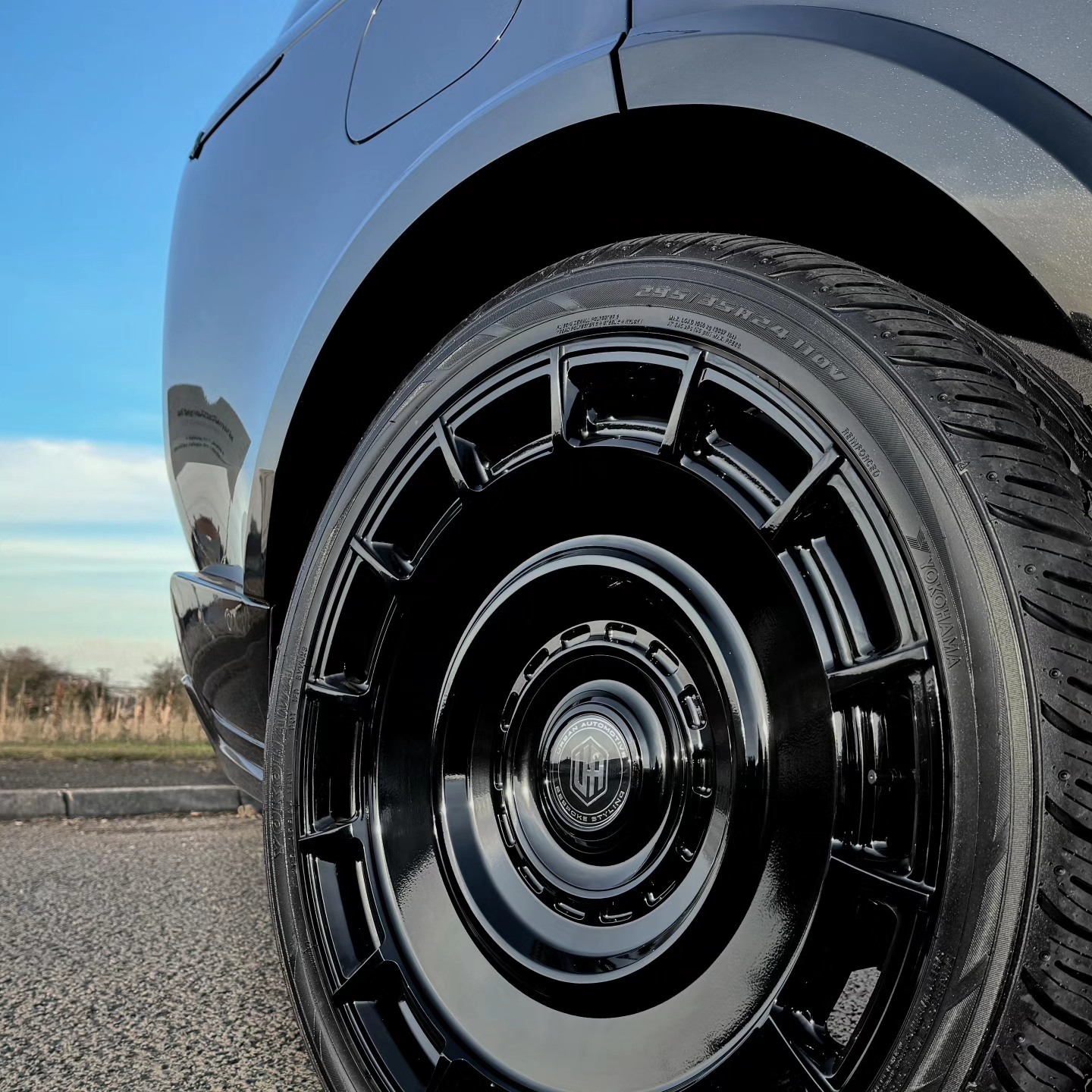 Black Urban alloy wheels in Ireland