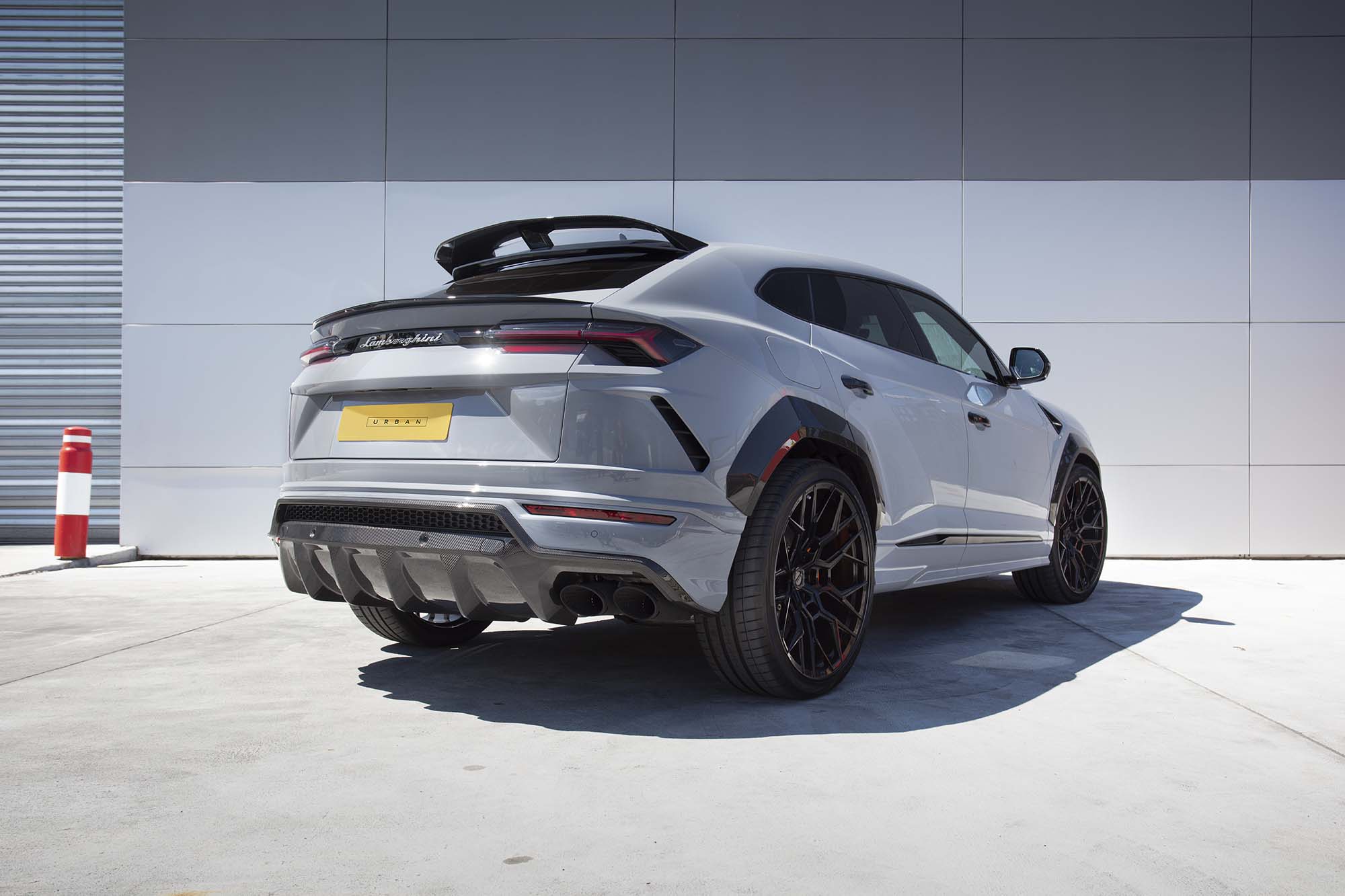 Rear view of a Lamborghini Urus in Ireland